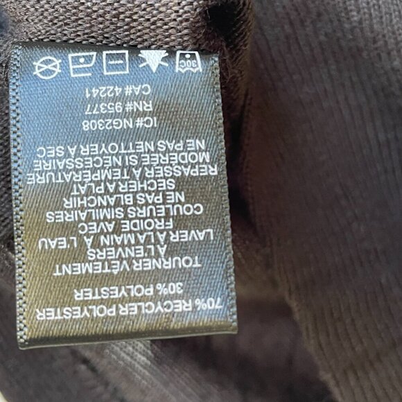 NWT Sanctuary Knot Your Business Black Crew Neck Sweater Womens L Recycled - Picture 12 of 13